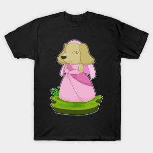 Dog Bride Veil Wedding T-Shirt